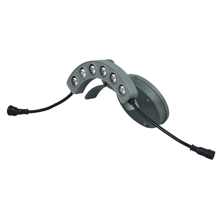 Outdoor Lighting Project Rainproof Front and Rear Luminous Led Tile Lights Ancient Building Pavilion Double-Sided Luminous Corrugated Lights