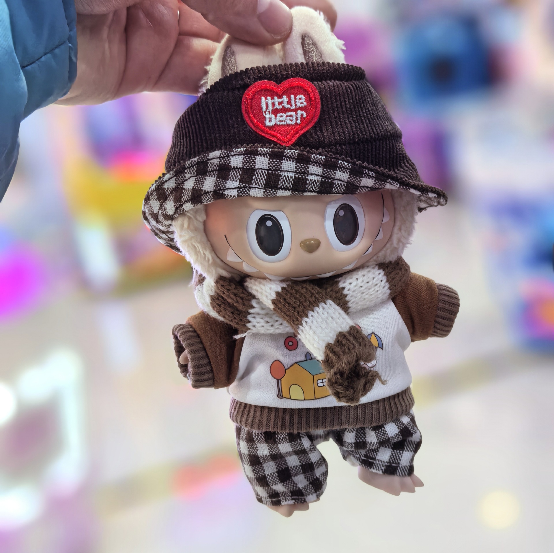 Clothing only) 17CM cloth hanging clothing 10CM cotton doll clothing plush toy replacement factory