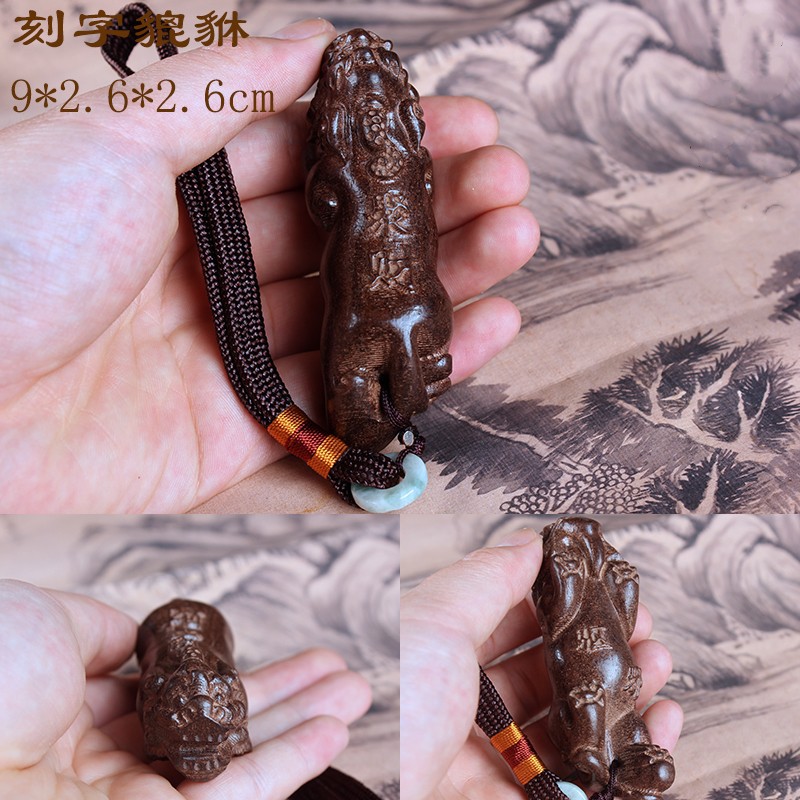 Hot-selling fine wooden Vietnamese agarwood veneer black handle wooden tourist crafts wholesale