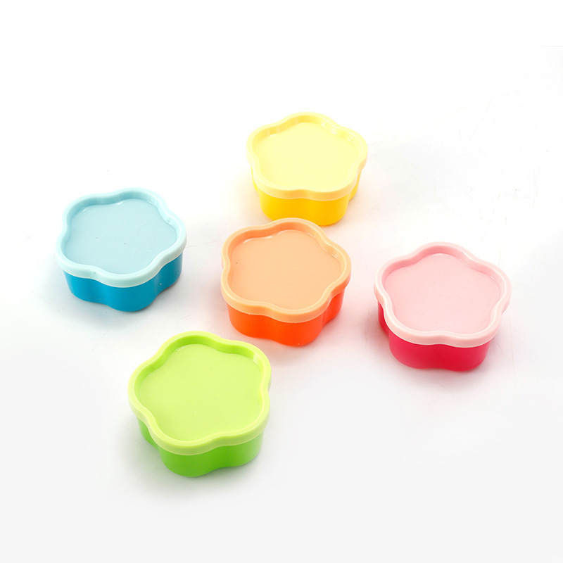 Rainbow Color Candy Nut Snack Storage Box Desktop Mini Storage Kitchen Seasoning Storage Box Jam Box