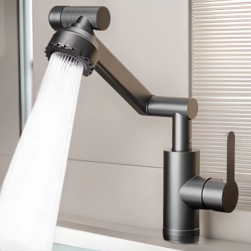 Кран для раковины Lucky Cat, горячий и холодный, для кухни и ванной, из нержавеющей стали