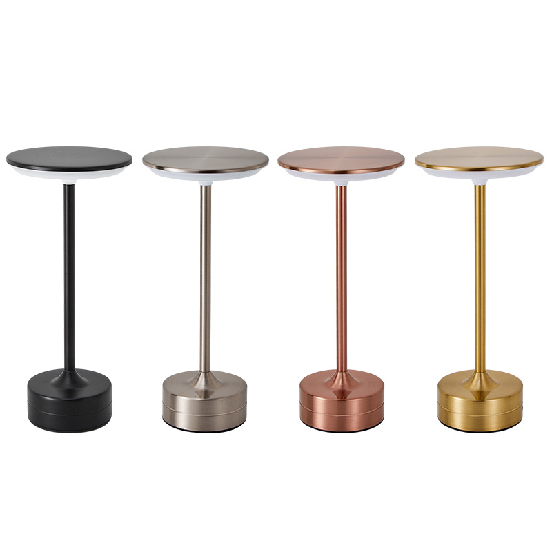 Cross-border new high foot light bar clean bar cafe atmosphere light USB charging table lamp mushroom lamp flying saucer table lamp