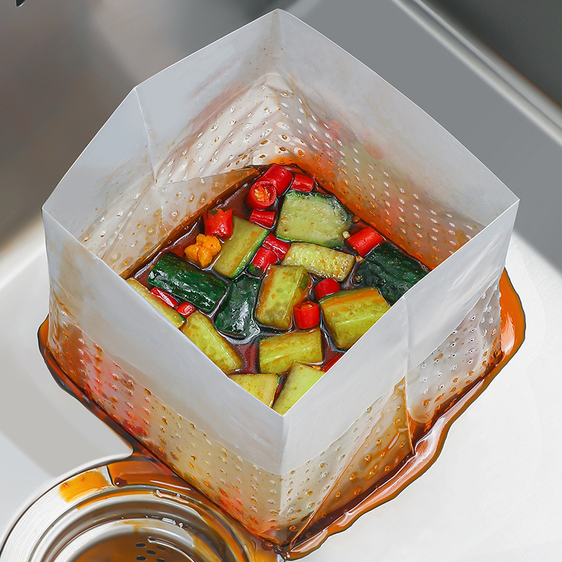 Sink Filter net kitchen washing basin self-standing draining bag disposable washing sink leftovers garbage leakage net