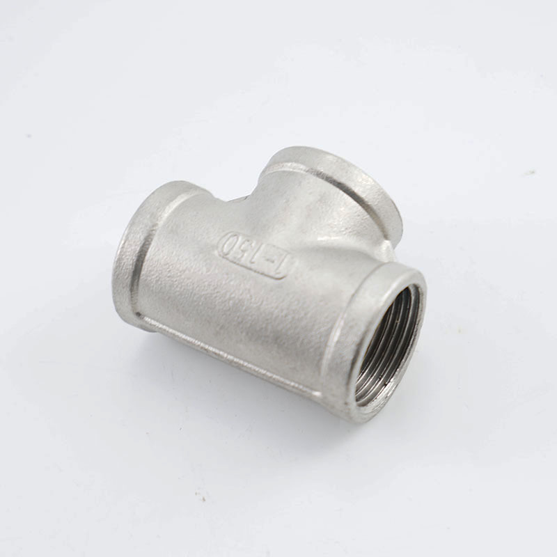 304/201 Stainless Steel Internal Wire Tee Internal Thread Wire Buckle Equal Diameter Tee Joint Water Pipe Accessories 4 Minutes 6 Minutes 1 Inch