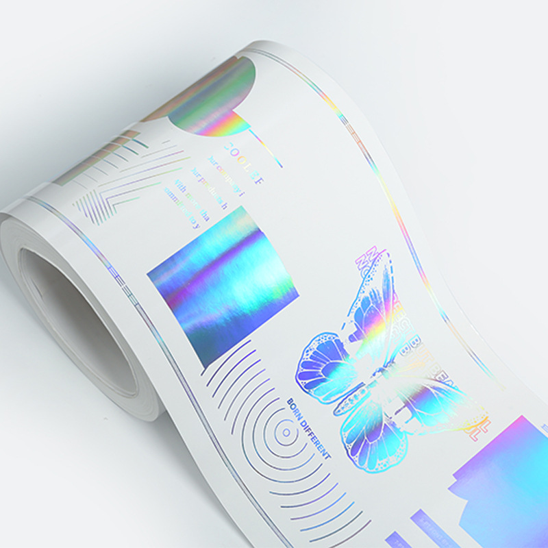 Plain Laser Silver Cold Hot Stamping Paper Hot Stamping Material Laser Silver Hot Stamping Paper Bright Silver Electrochemical Aluminum Hot Stamping Film