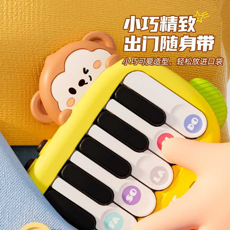 Cross-border children's pocket piano boys and girls multi-functional playable mini electronic piano educational enlightenment music toys