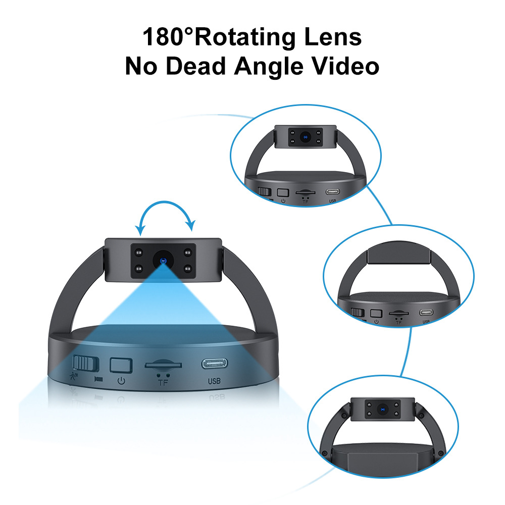 MD35 Desktop Camera Desktop Camera Meeting Record Parking Card Video Photography 1080P