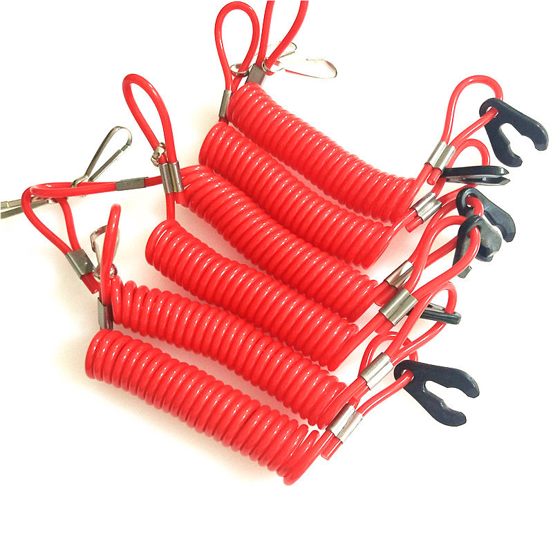 Key chain flameout rope suitable for Yamaha outboard engine flameout switch safety rope motorboat emergency safety rope