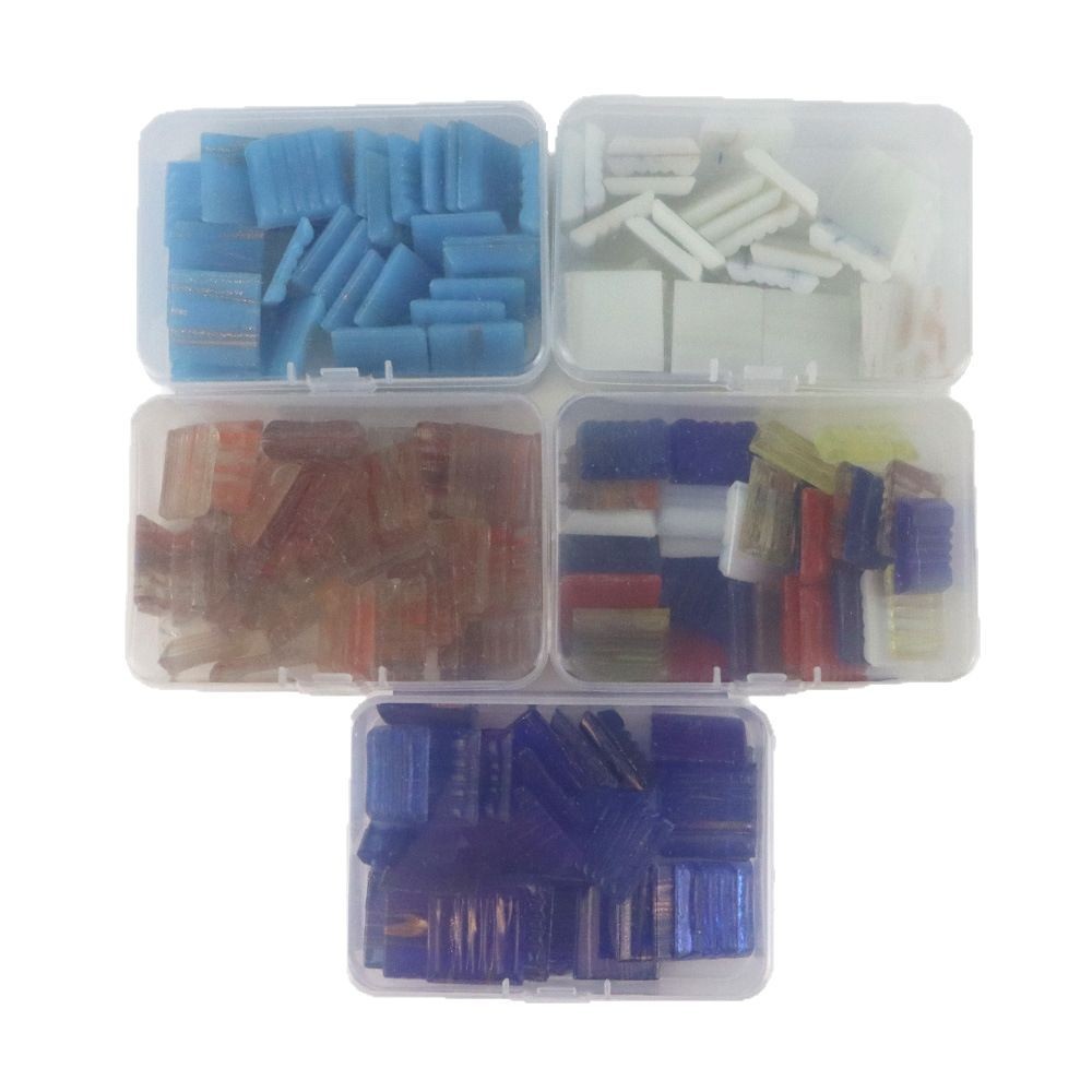 Cloud-Shaped 2cm Quartz Mosaic DIY Creative Handmade Material Glass Inlay Loose Particles Puzzle Hot Melt Gold Wire