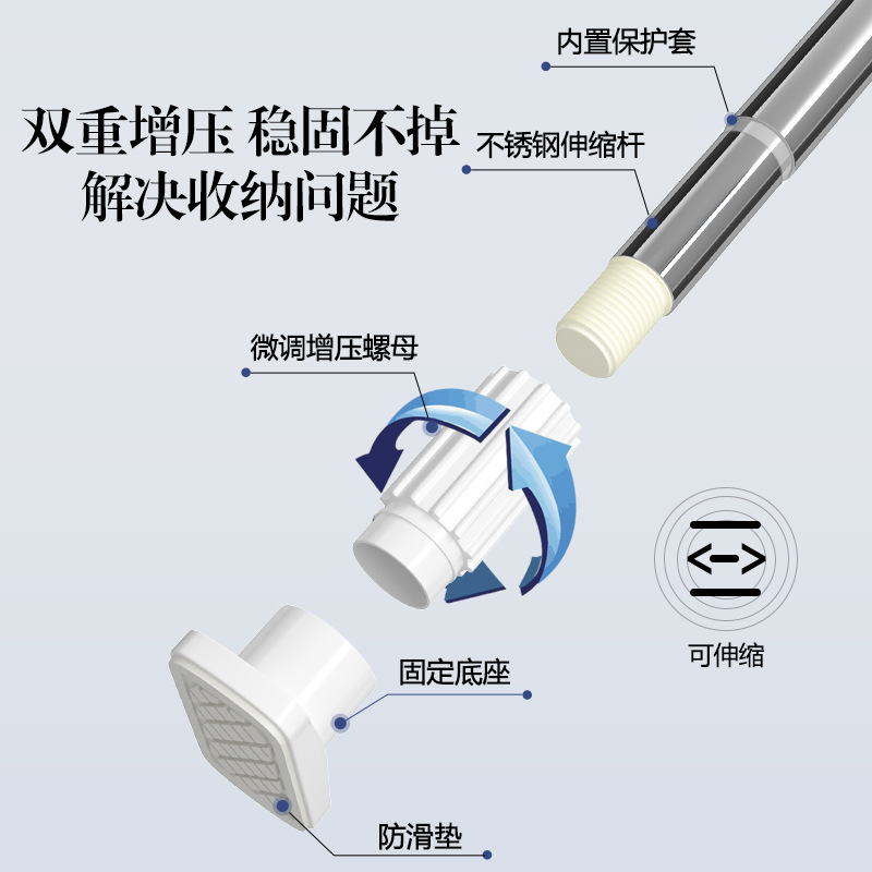 Bathroom Shower Curtain Thickened Waterproof Fabric Shower Curtain Set, No-Drill Magnetic Bathroom Curtain, Door Curtain, Partition Curtain