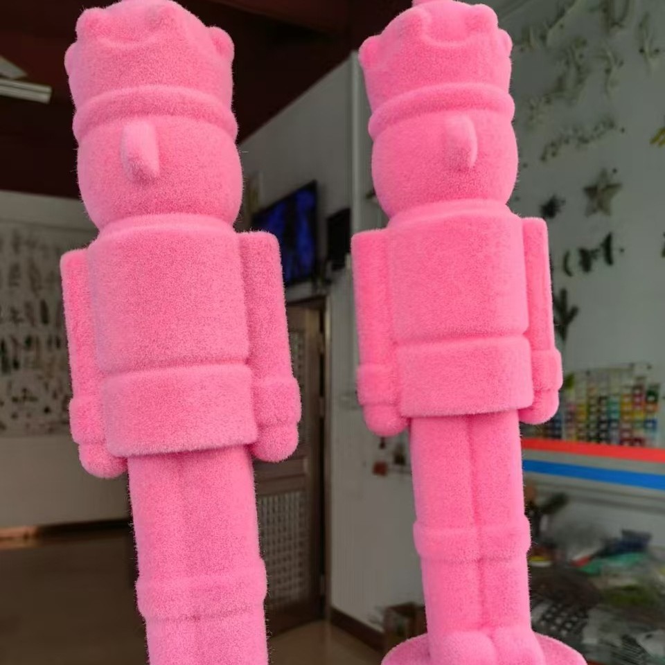 3mm сливы красный нейлоновый флокирующий порошок электростатический флокирующий порошок для пересадки волос флокирующий материал