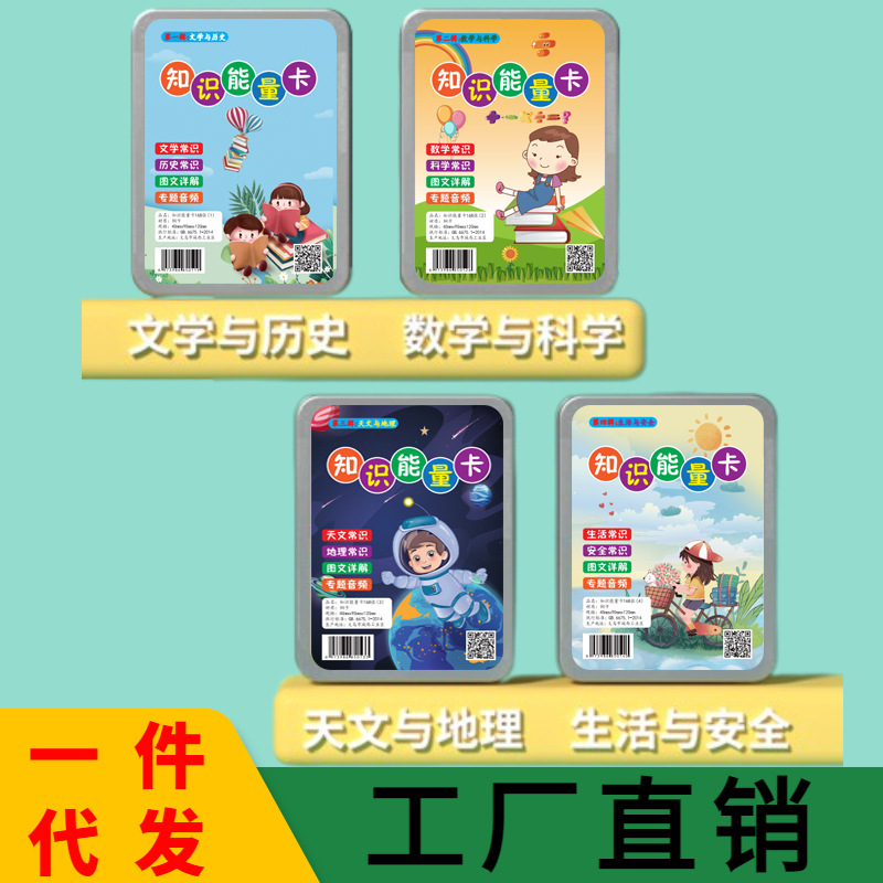 Новая карта знаний энергии графическая карта для детей для учеников начальной и средней школы энциклопедия аудио настольная игра карта оптом