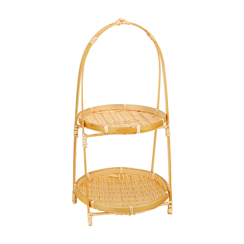 Stove tea-boiling fruit plate accessories decoration appliance full set of refreshments decoration dried fruit plate Jiugongge tray bamboo baked milk