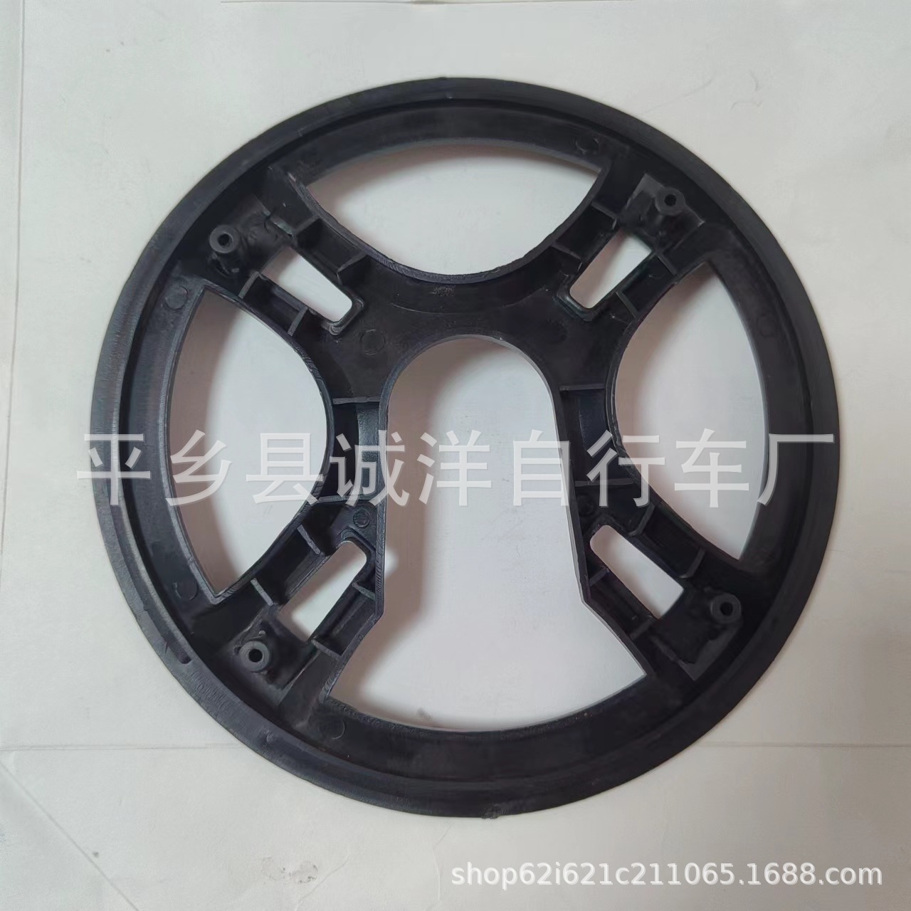 Mountain bike bicycle tooth disc cover wheel disc 42 tooth guard 4 holes transparent tooth disc cover dead flying wheel disc protection cover