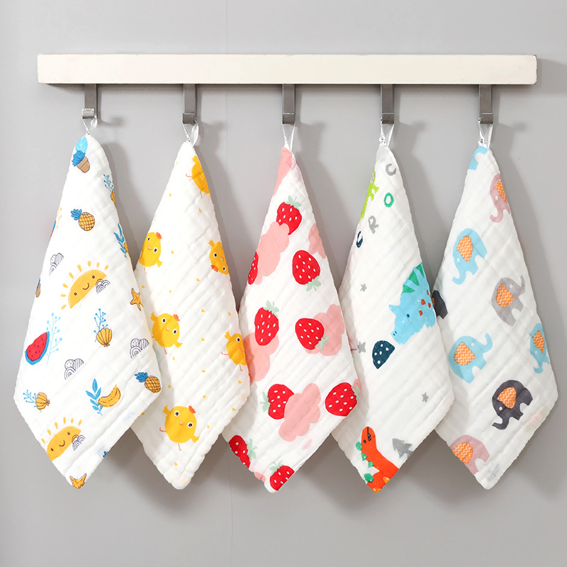 Высокоплотное складчатое хлопковое полотенце 30*30 см, фабрика Jane Wood Green Yue, оптовая продажа