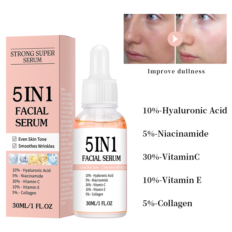 Cross-border export of nicotinamide serum sodium hyaluronate essence hydrating moisturizing anti-wrinkle firming skin care factory