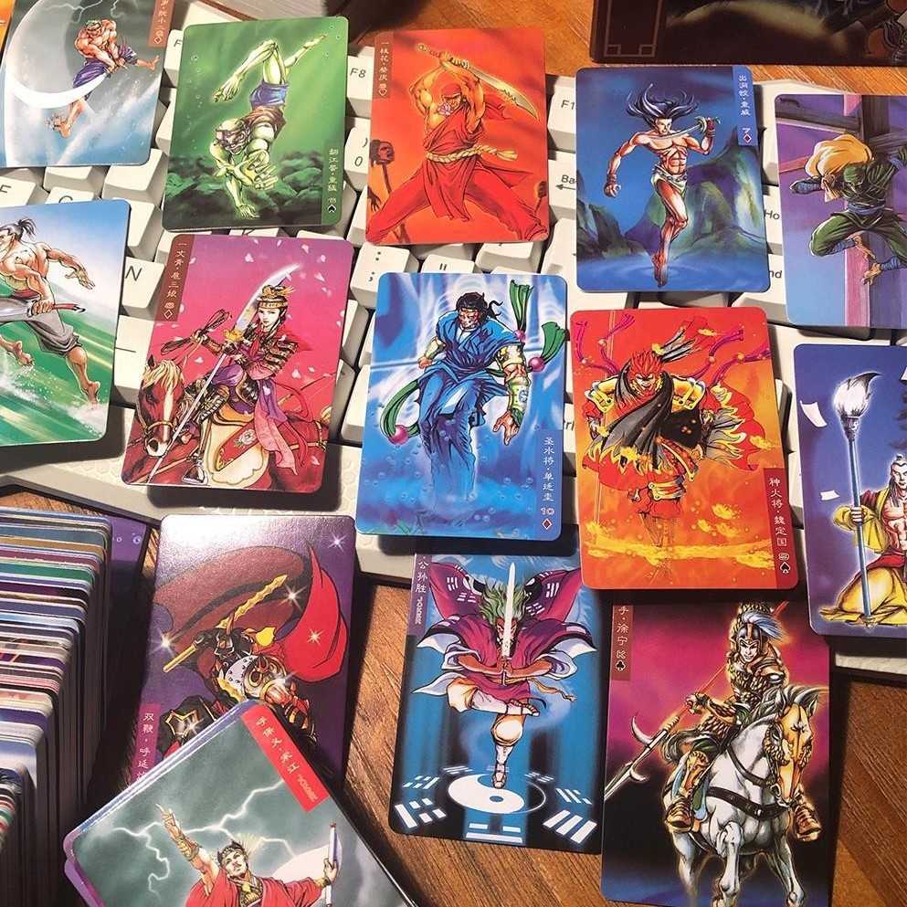 Little Raccoon Water Margin Cards 108 Original Complete Set 355 Cards Free Shipping Scene Heroes of the Three Kingdoms Cards Crispy Noodles