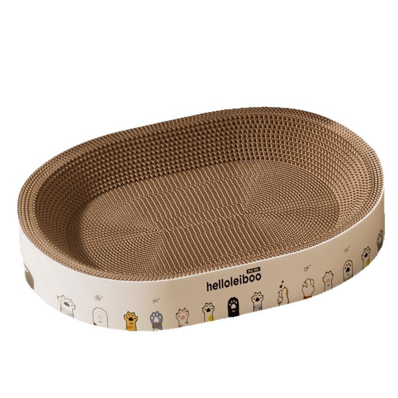 Cat Scratch Board Cat Nest Integrated Cat Claw Board Round Grinding Paw Resistant Grasping Wear Resistant Corrugated Paper Cat Toy