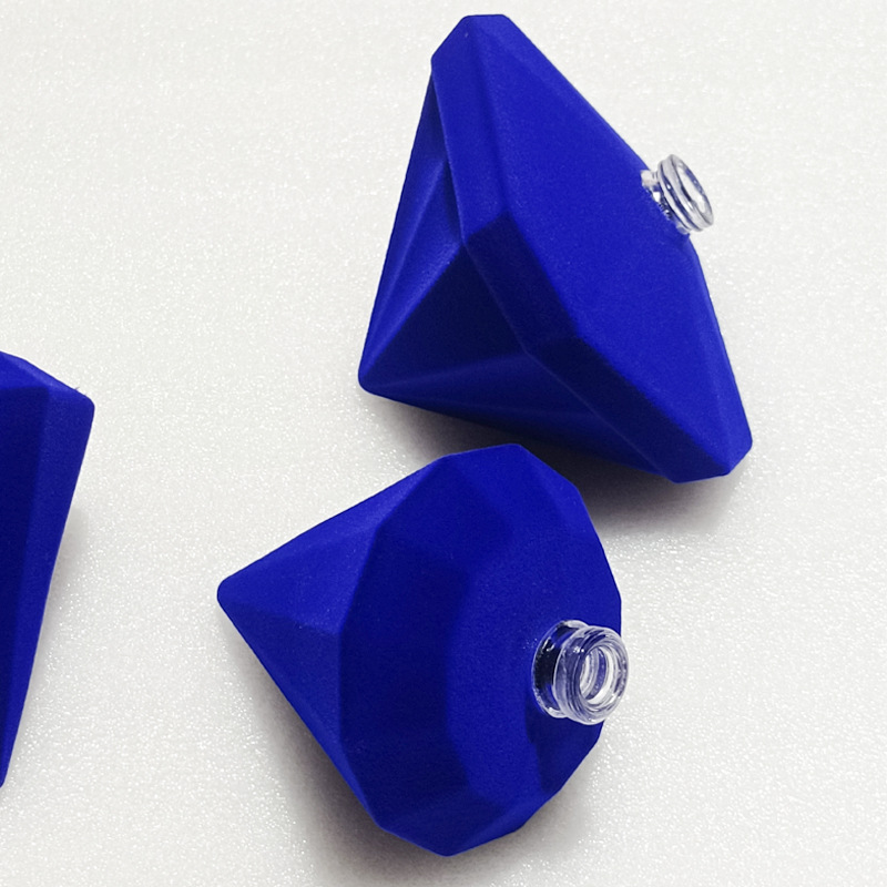 Perfplant bottle flocking processing set/made glass perfume bottle surface spray velvet processing to map sample flocking processing