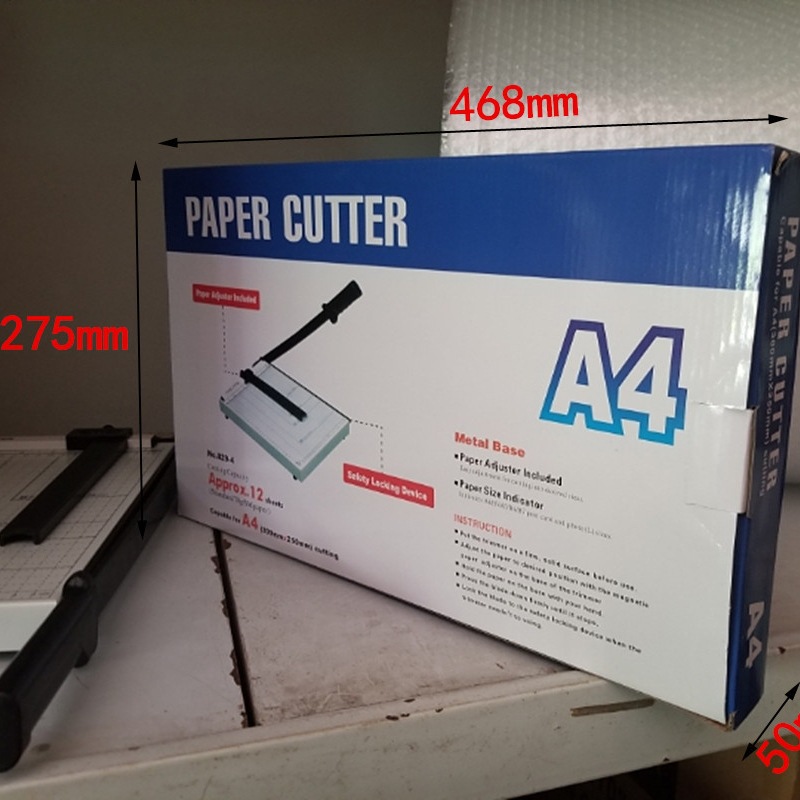 Paper Cutter Photo Trimmer Cutting Knife Photo Cutting Paper Guillotine Wooden A4 Manual Wooden Paper Cutter Photo Guillotine