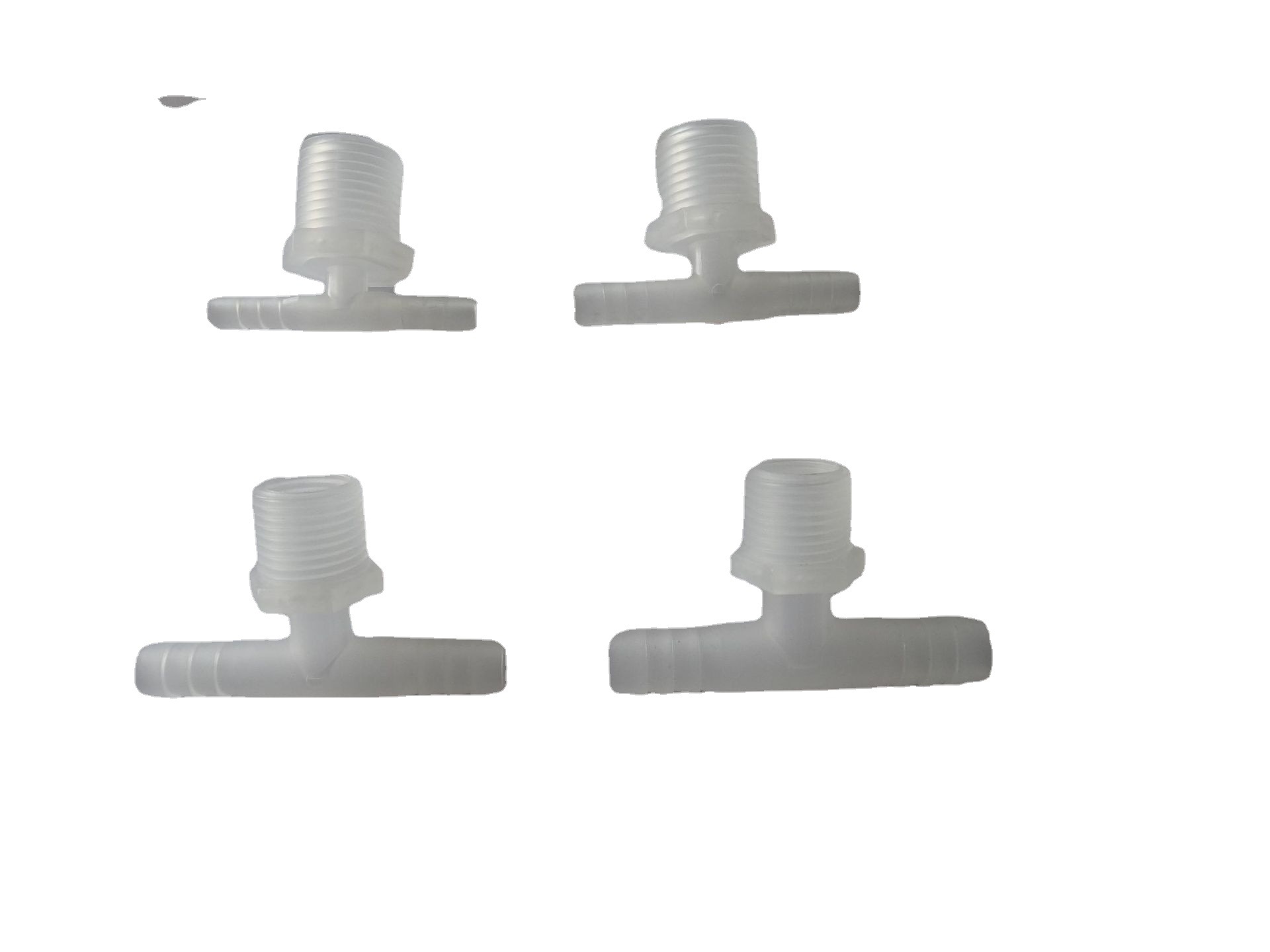 Plastic threaded tee high pressure resistant tee joint G1/2 outer wire pagoda tee equal diameter hose joint