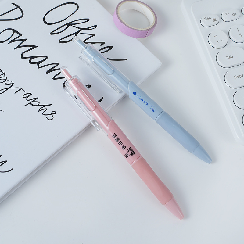 Advertising pen custom logo wholesale press gel pen black ink pen custom printed word promotional gift sign pen