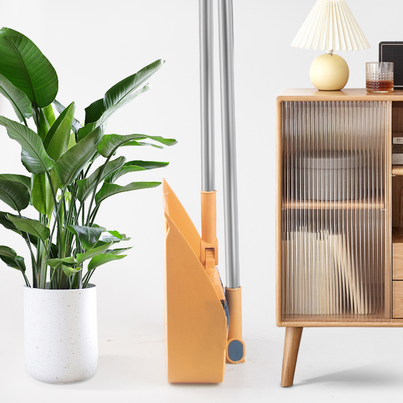 [Cross-border Post] Folding Broom and Dustpan Combination suit Wipe New Household Garbage Shovel Cleaning Artifact