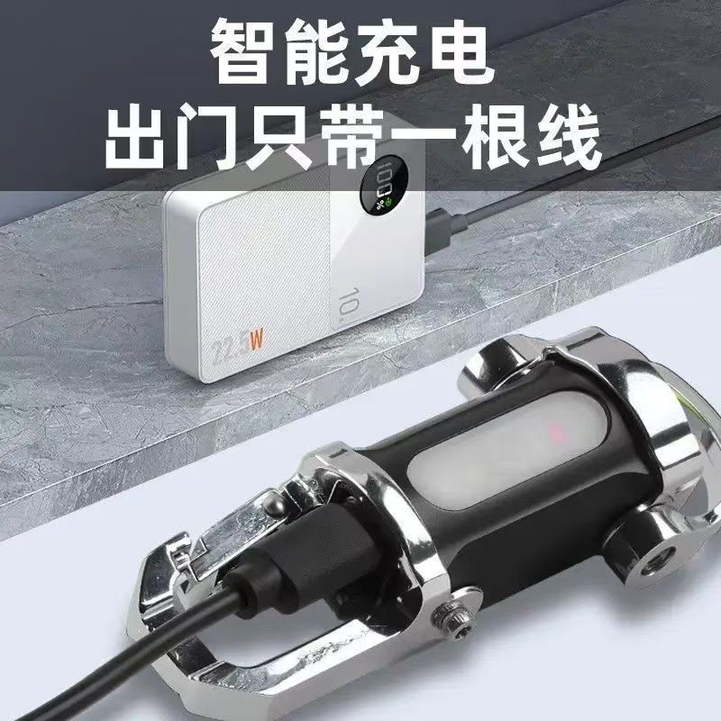 Portable Waist Keychain Mini Flashlight Multifunctional Emergency Charging Anti-key Chain Waterproof Oversized Flashlight