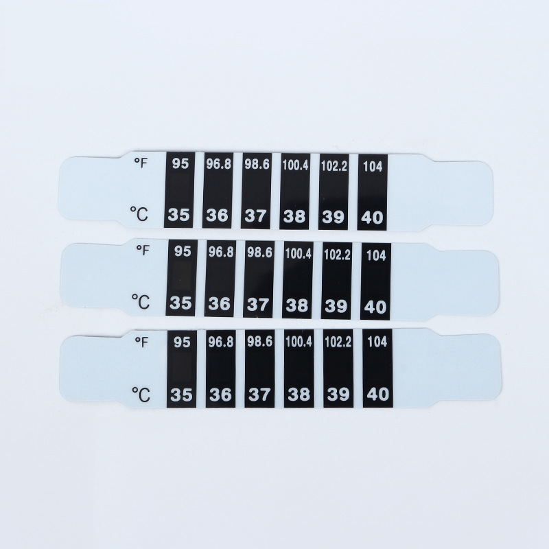 Children's Forehead Temperature Stickers Lcd Digital Thermometer Infrared Thermometer Baby Color Changing Temperature Measurement Stickers Wholesale