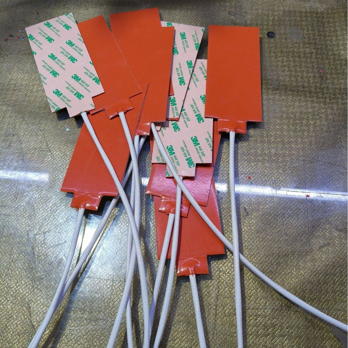 Temperature-Controlled Silicone Electric Heater Silicone Rubber Heating Plate Wind Energy Communication Cabinet Heating Sheet