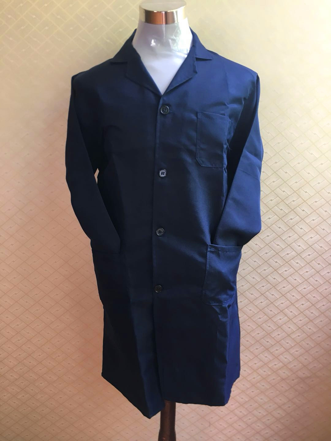 Men's and Women's Long Blue Coat Work Clothes Long-sleeved Handling Work Dust-proof Labor Protection Clothes Work Clothes Wholesale Factory Coveralls
