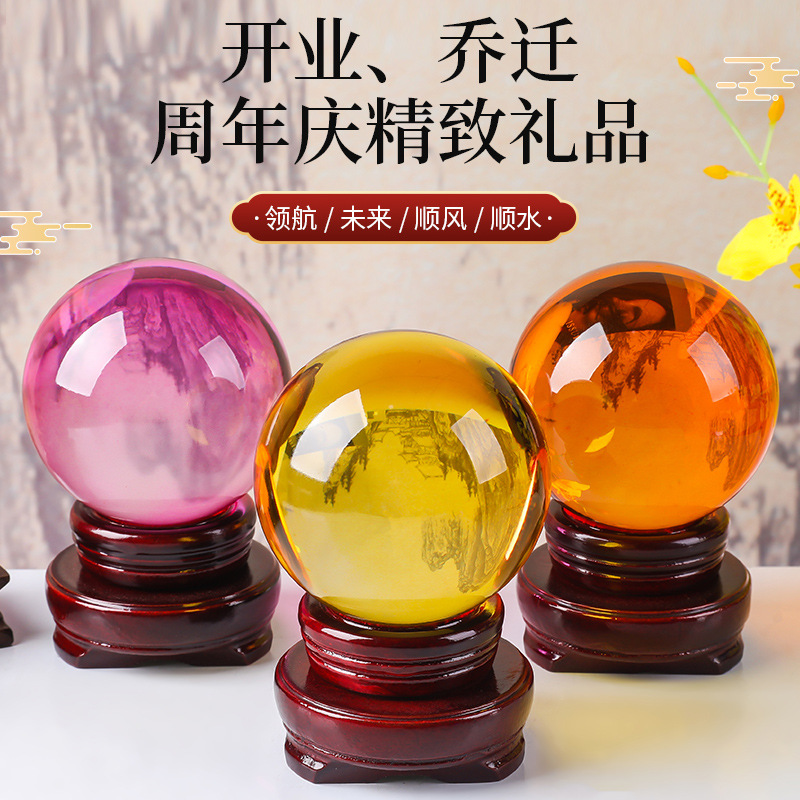 New Home Decorations, Glass Balls, Crystal Balls, Photo Props, Fortune-Enhancing Feng Shui Crystal Ornaments, Crystal Crafts