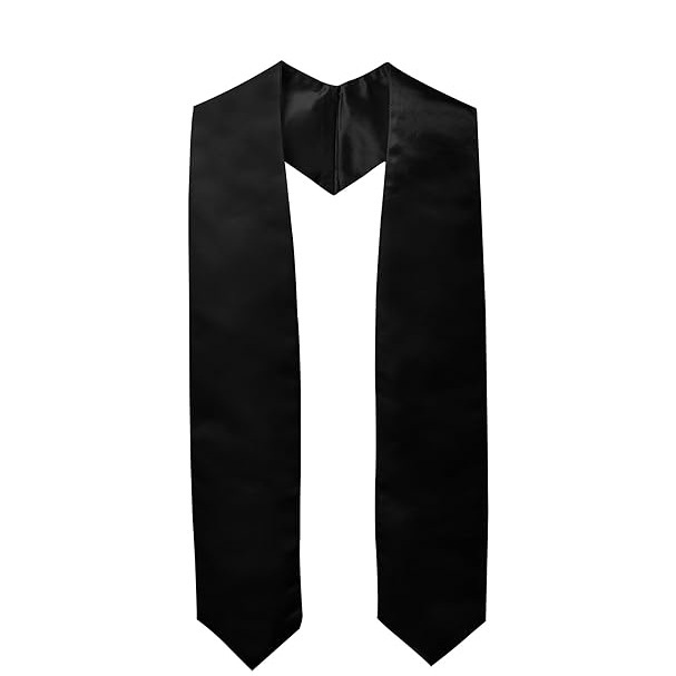 Junior High School, University, Graduate Student Graduation Season Ribbon Shoulder Strap Pure Color Graduation Etiquette Belt Honor Awarding Silks and Satins Shawl