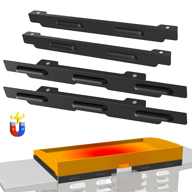 Кросс-граница 36 дюймов барбекю ветровое стекло из нержавеющей стали черное каменное барбекю аксессуары оптовая продажа