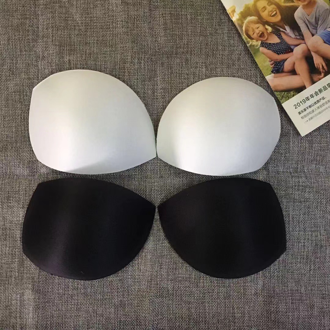 Spot wholesale (1.3cm) for the United States back wrapped chest tube chest split cut corner Cup sponge chest pad insert