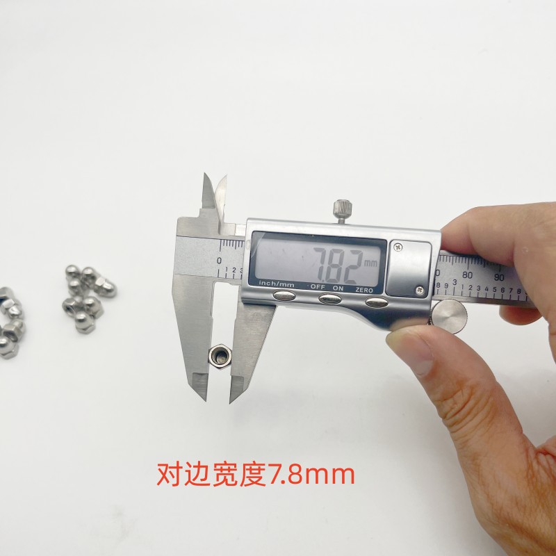 GOPRO sports camera accessories stainless steel cap hex nut dustproof screw cap DIN1587 standard parts