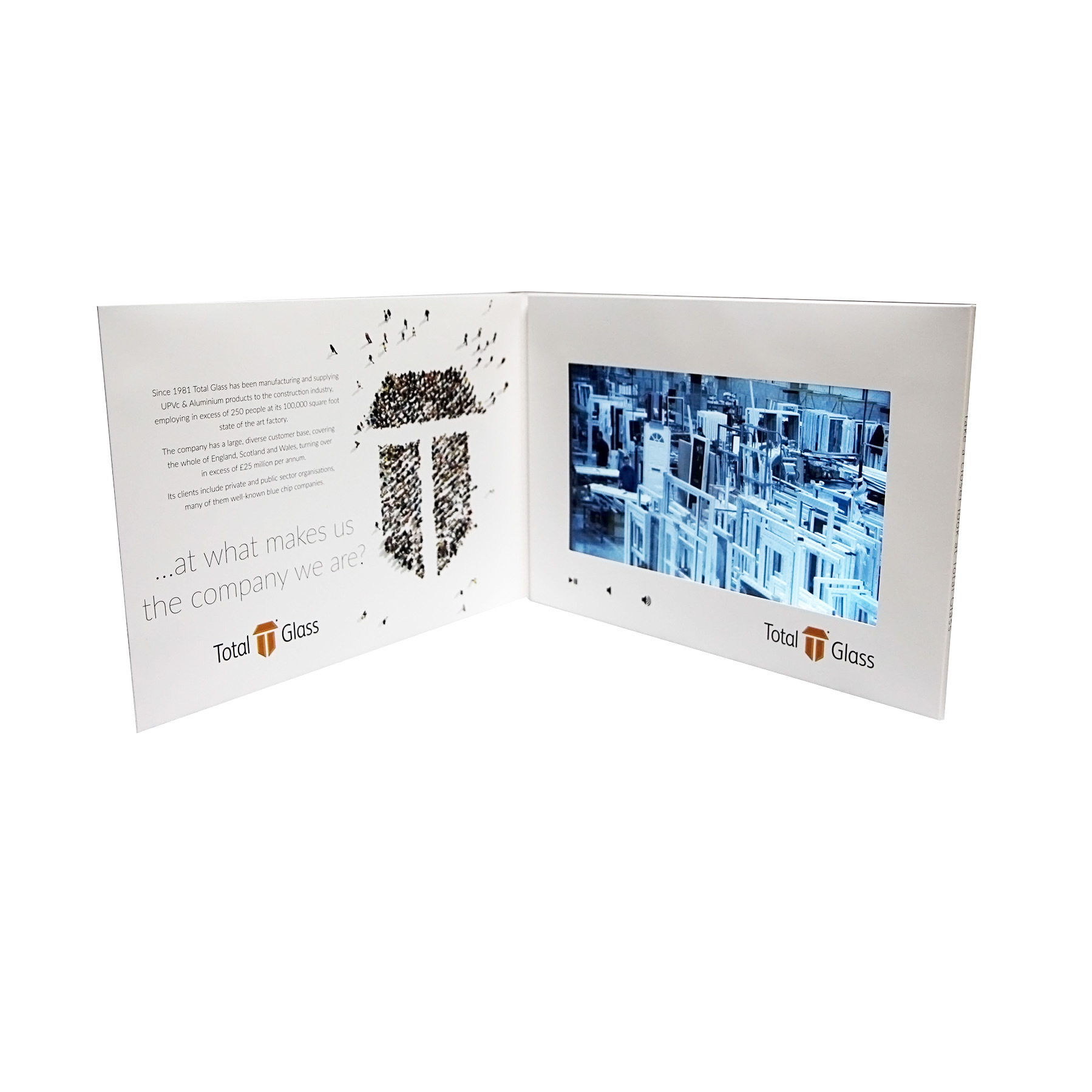 10inch Video Brochure Player Business Greeting Video Invitation Creative Video Greeting Card Digital Brochure