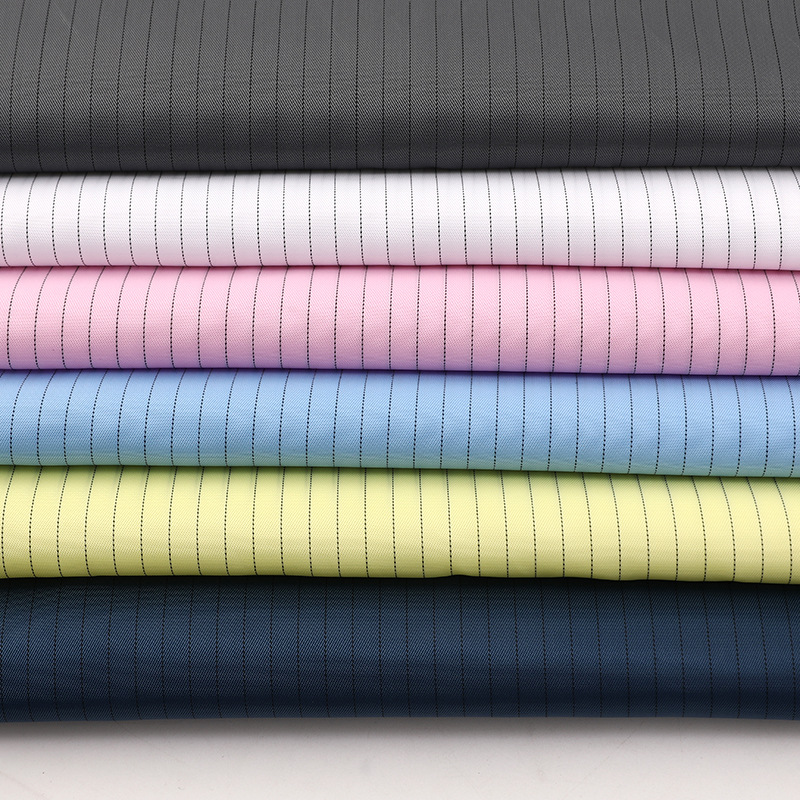 FC6000 Anti-static Silk 0.5cm Vertical Stripes Anti-static Stripesd Anti-static Fabric Clothing Conductive Cloth
