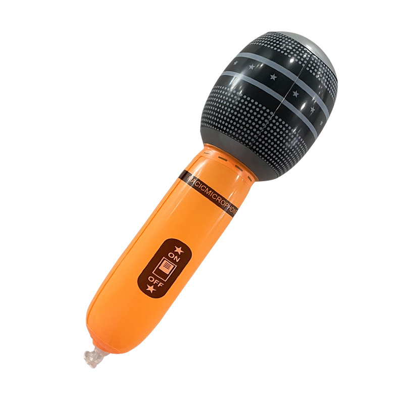 Inflatable Microphone Artificial Inflatable Microphone Stage Props 25 Microphones Pvc Inflatable Musical Instrument Balloon Wholesale
