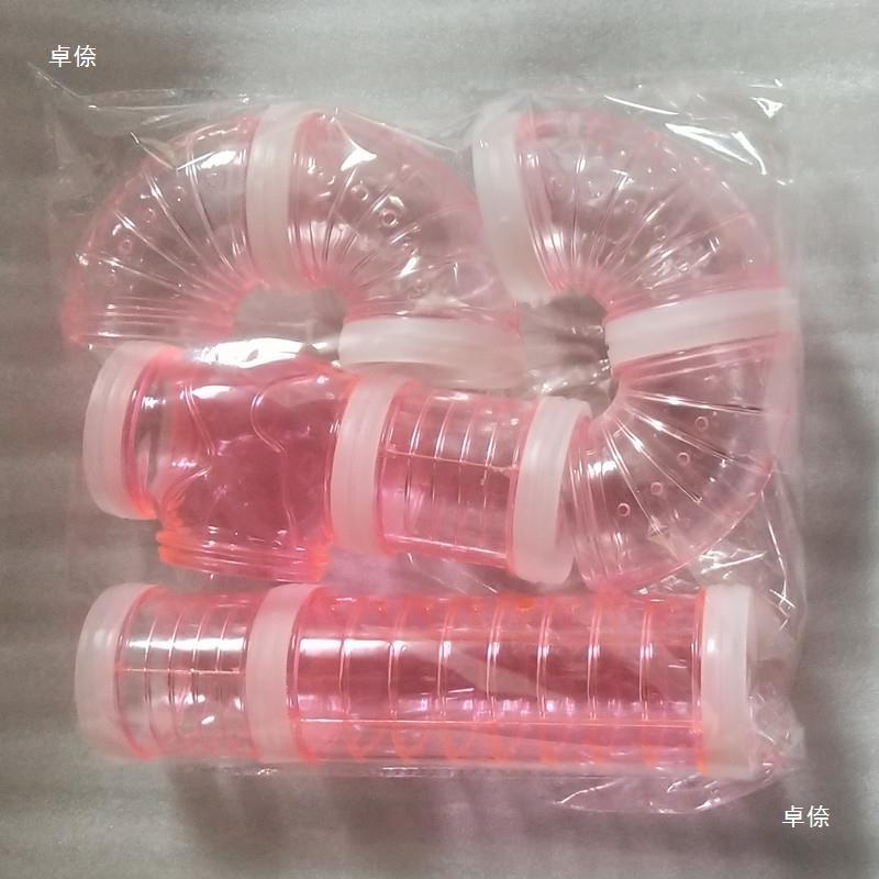 Hamster Underground Maze Acrylic Hamster Assembling Toy Bear Cage External DIY Tunnel Supplies Maze
