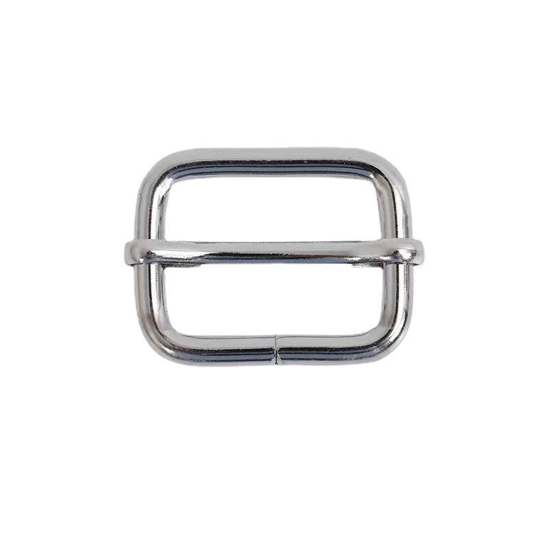 Luggage hardware accessories metal adjustment square buckle wire DIY pull core buckle Japanese buckle various specifications color spot