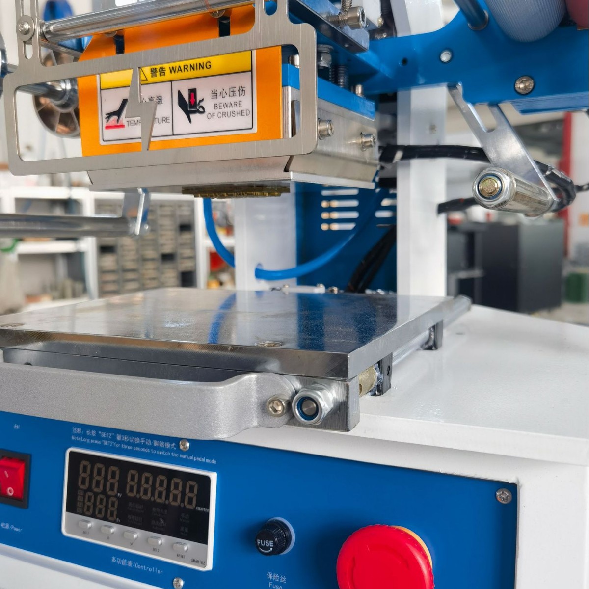 Pneumatic Hot Stamping Machine with Embossed Safety Design, Hot Stamping Machine for Crafts, Direct Sales from Manufacturer, Mold