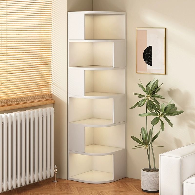 Corner Storage Rack Corner Cabinet Triangular Corner Cabinet Corner Simple Storage Cabinet Bedroom Bedside Table Living Room Corner Cabinet