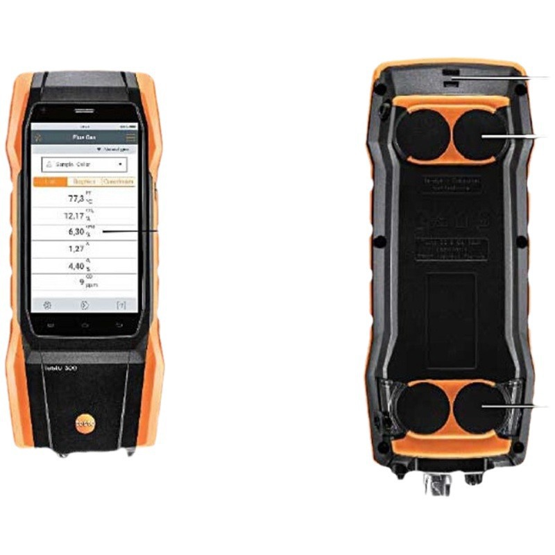 Testo Testo300 Flue Gas Analyzer Portable Boiler Combustion Efficiency Detector Handheld Nitrogen Oxide