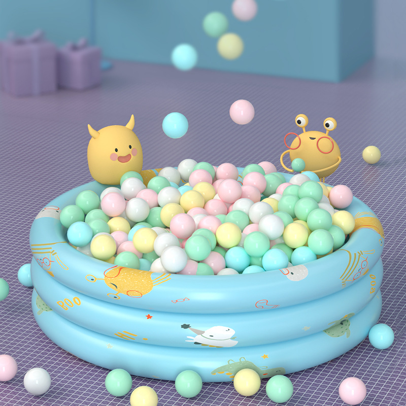 Ocean Ball Manufacturer Wholesale 7cm Thickeneded Wave Ball Environmentally Friendly Chewable Naughty Castle Kidsren's Paradise Ball