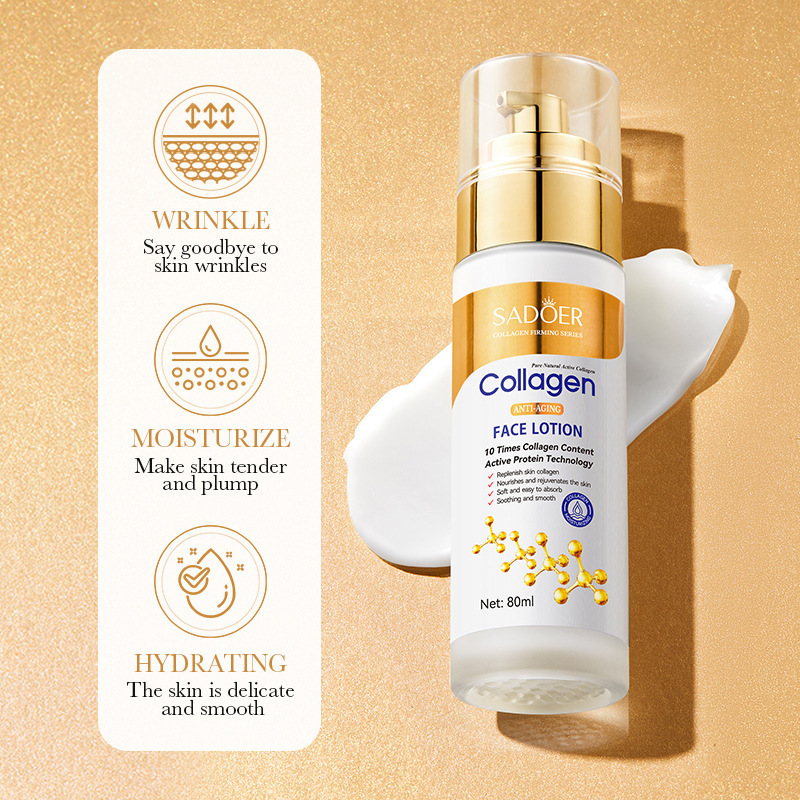 Cross-Border Spot Collagen Series Sadoer Moisturizing and Moisturizing Face Cream Body Lotion Export Factory Direct Sales
