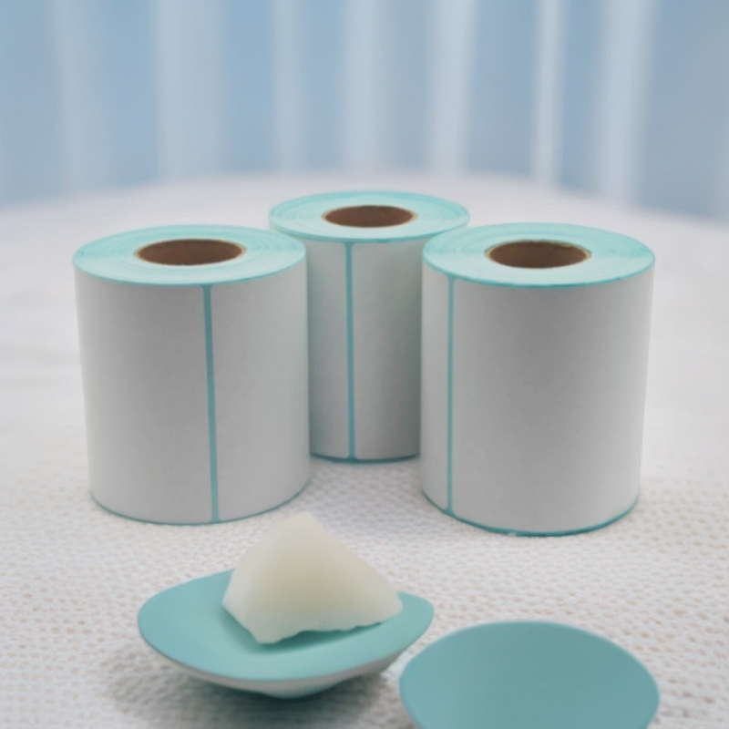 Three-Proof Thermal Label Printer Paper 50*30100*100*1507060 Adhesive Sticker in Stock