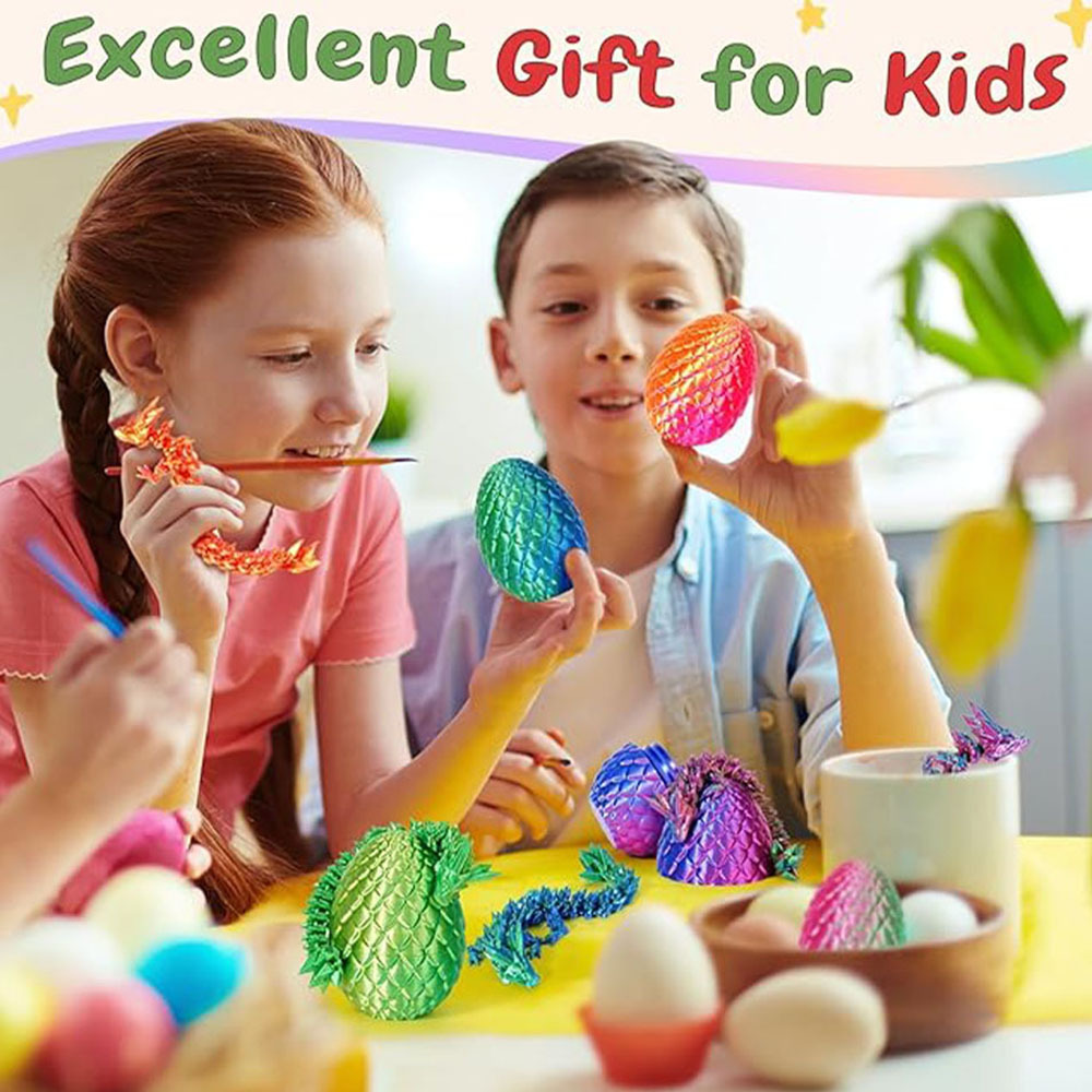 3D Printed Dragon Egg Ornaments, Creative Trendy Toys, Cross-Border Popular Crafts, Kidsren's Toys, 3D Printed Dragon Egg Set