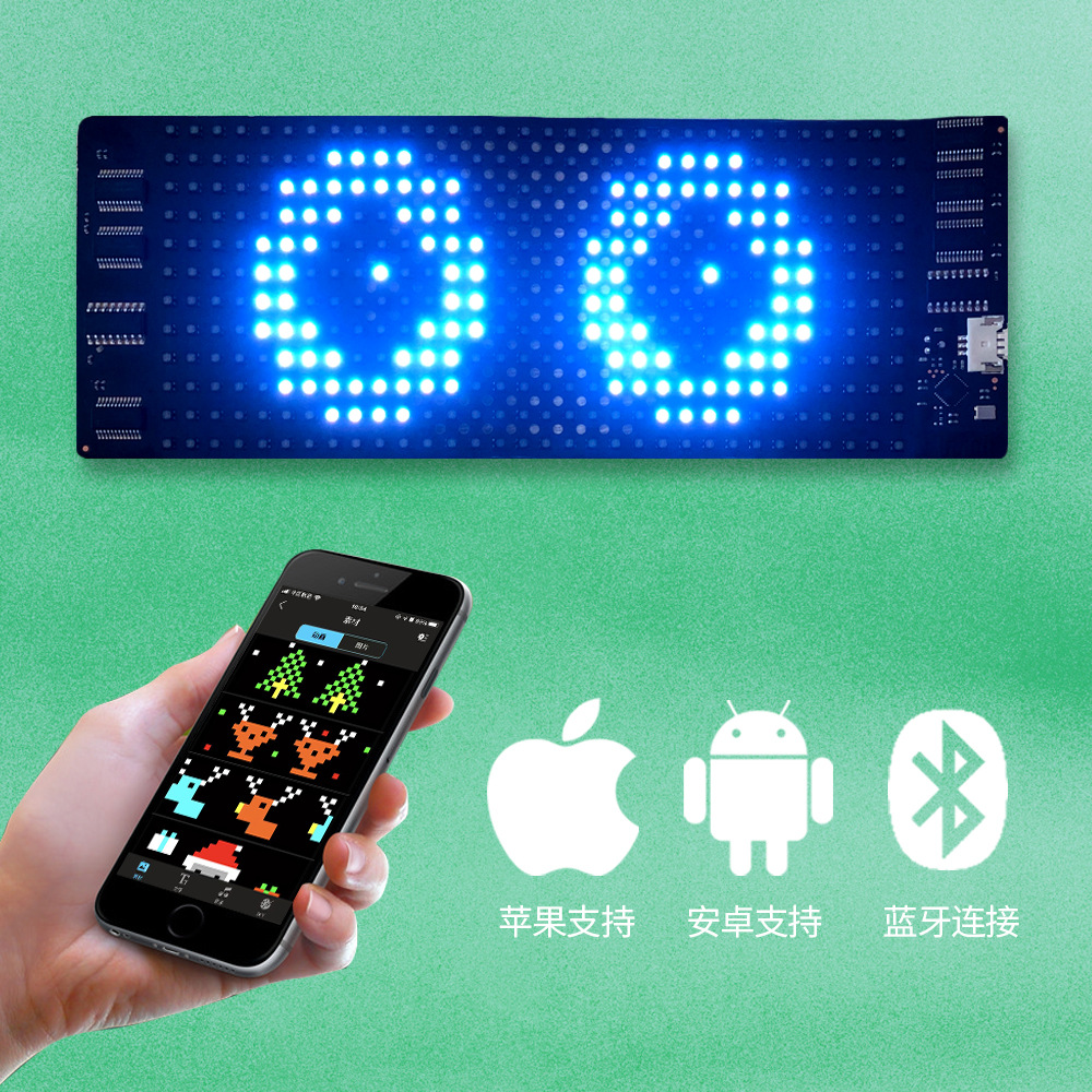 led flexible display led pixel audio display waterproof led advertising display HD LED full color