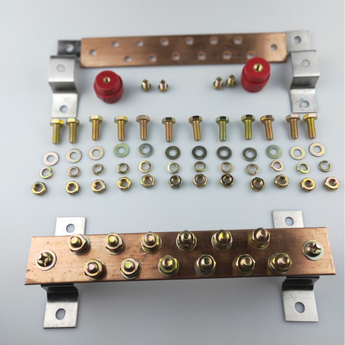 Copper Grounding Smoke Row Equal Electrical Position Grounding Terminal Row Room Cabinet Anti-Static Grounding Copper Wiring Row